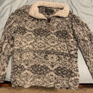 True Grit Frosty Tipped Zip Pullover